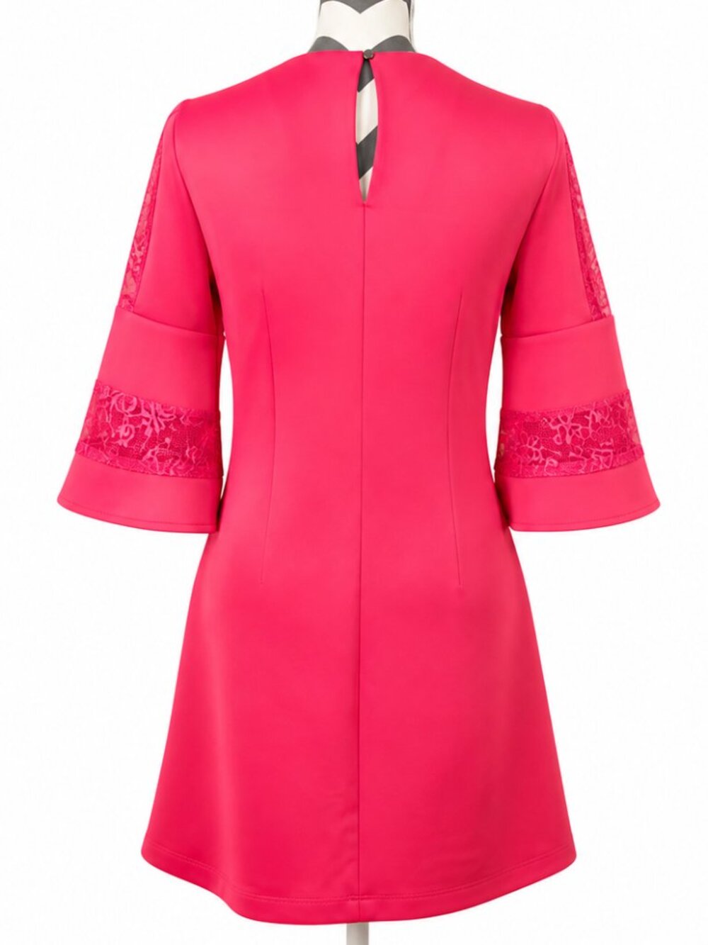 NY&Co Lace Trim Popover Dress - Size XS - Picture 7 of 9